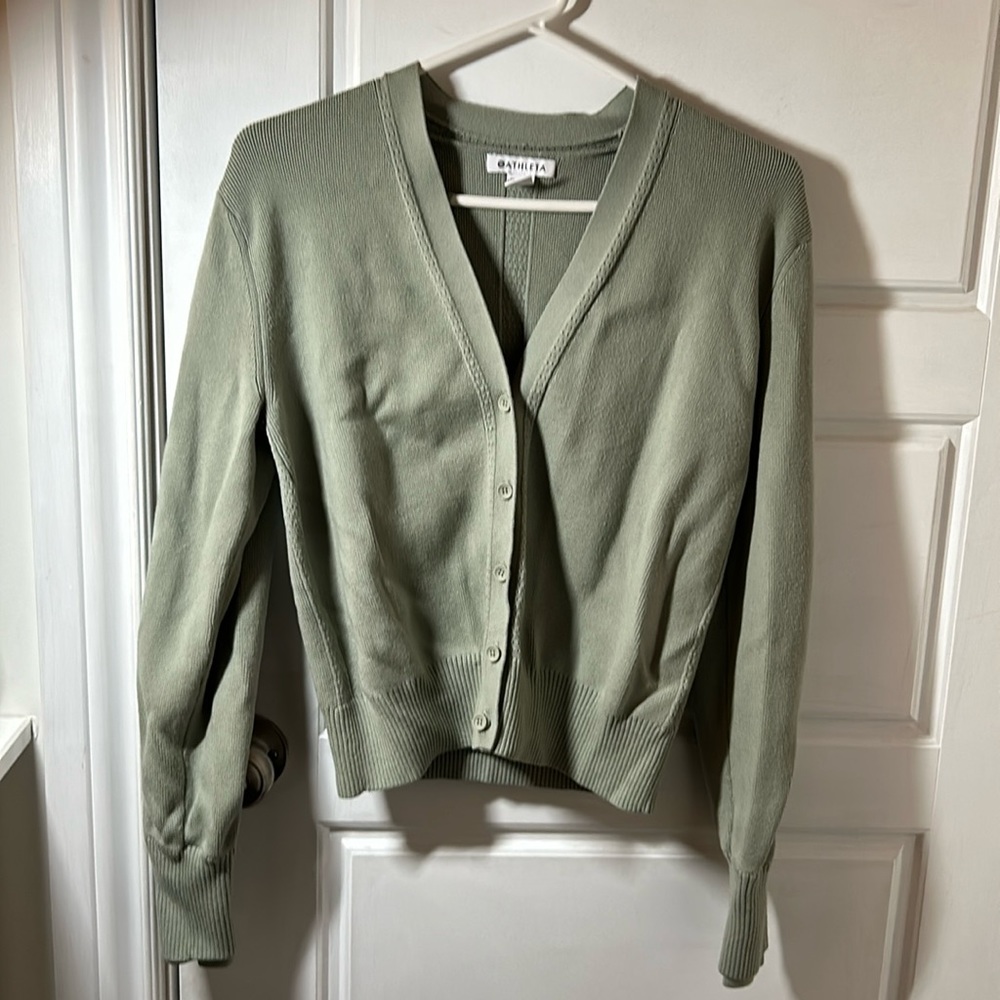 Athleta sage cardigan small